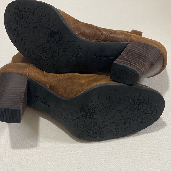 Me too ankle boots women Zola leather pull on 9M western festival rodeo Y2K boho - Picture 10 of 11